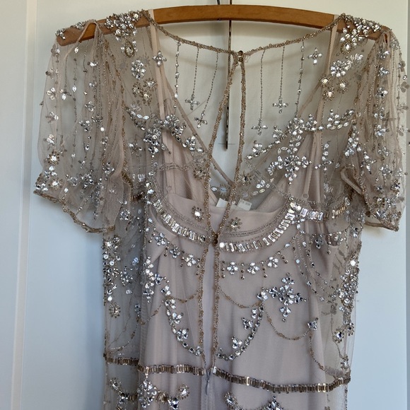 Jenny Packham Marion dress in Magnolia, UK 12 - Picture 6 of 11